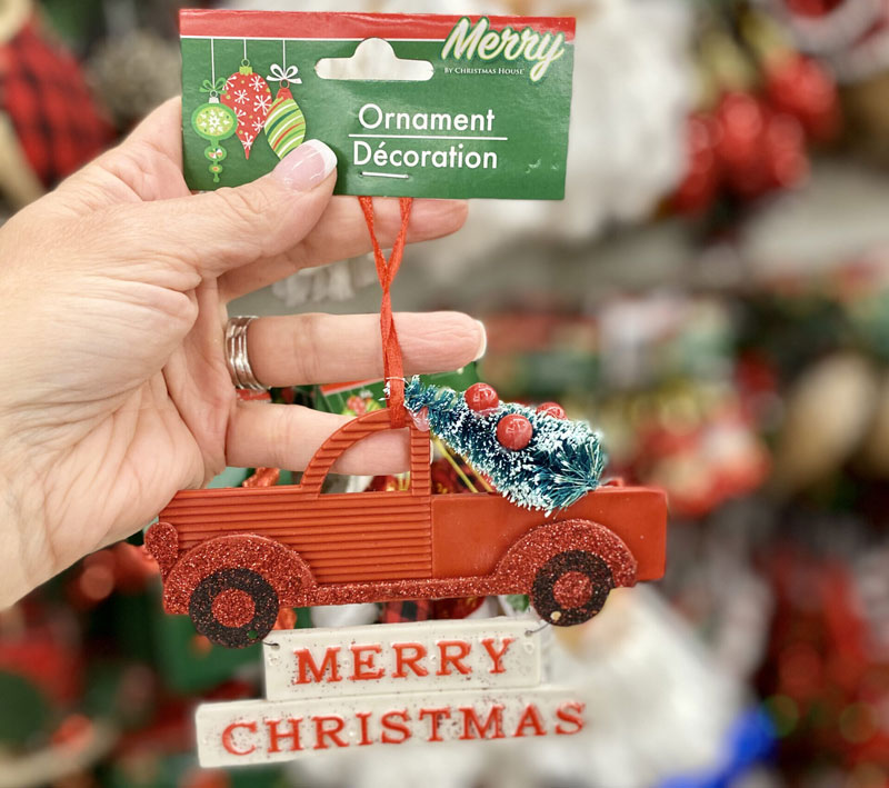 Red Truck Christmas Decor