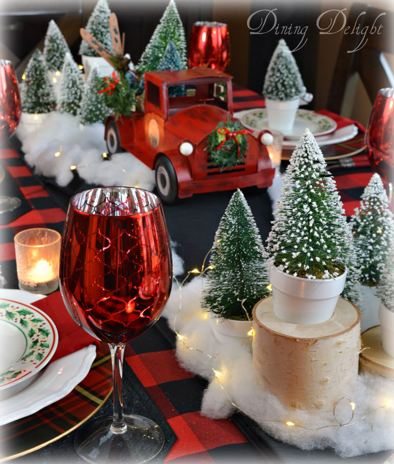 Red Truck Christmas Decor
