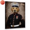 Hayooo Personalized Pet Canvas American Soldier Portrait