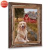 Hayooo Personalized Pet Canvas Countryside