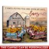 Hayooo Personalized Couple Canvas Gift For Farmers With Romantic Pickup Trucks I Have Found The One Whom My Soul Loves