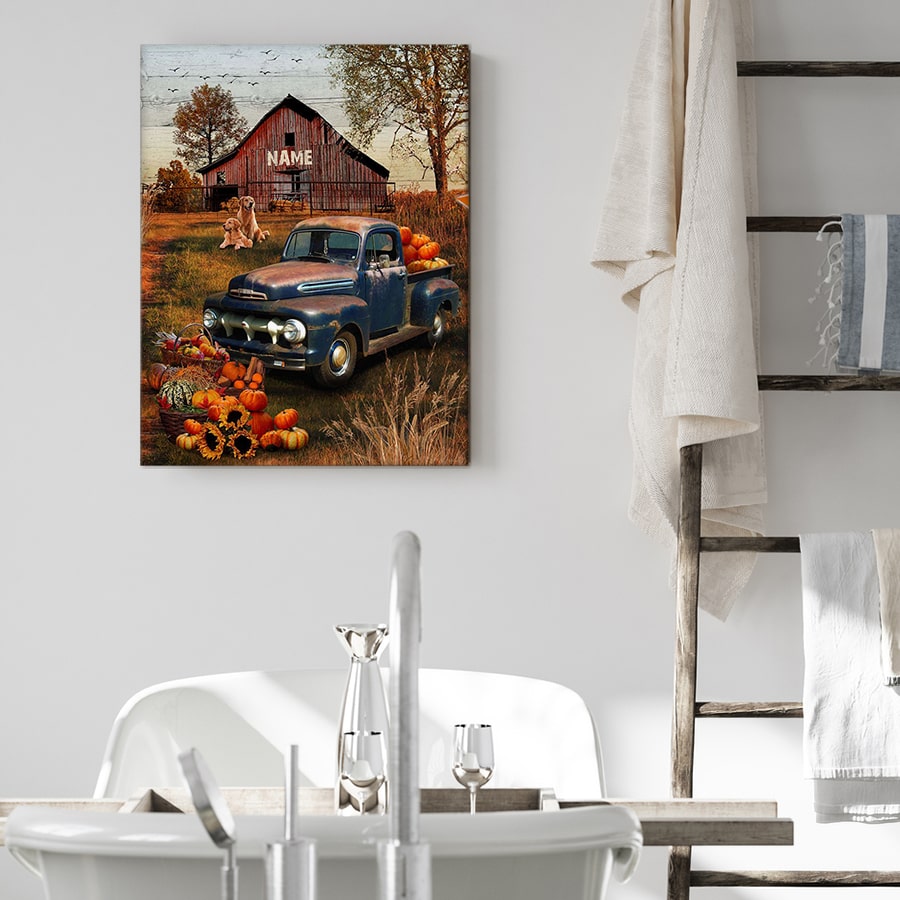thanksgiving bathroom decor