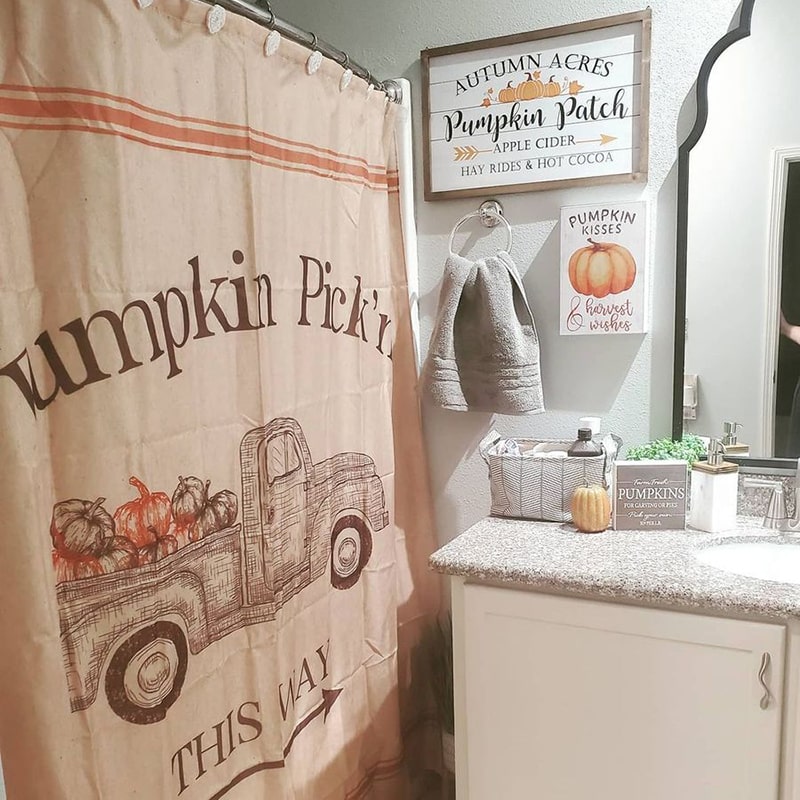 thanksgiving bathroom decor 