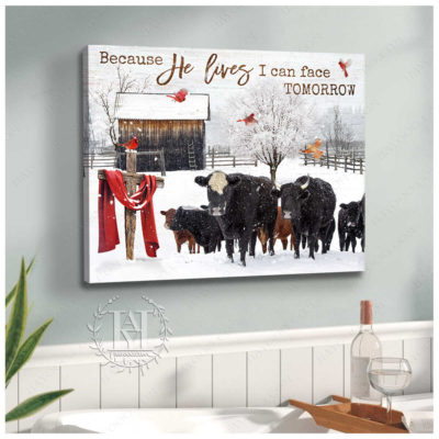 farmhouse winter art