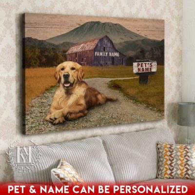 personalized pet canvas