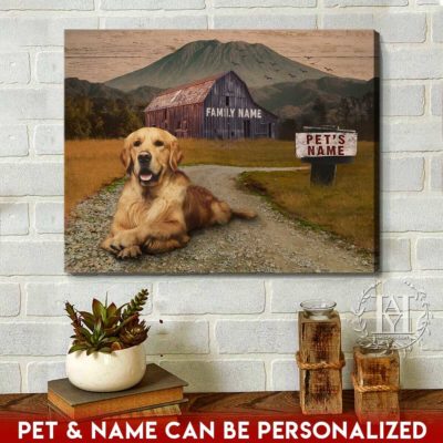 personalized pet canvas