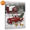 farmhouse christmas canvas