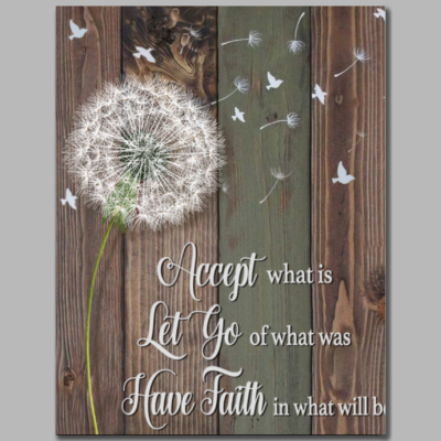 rustic dandelion wall art