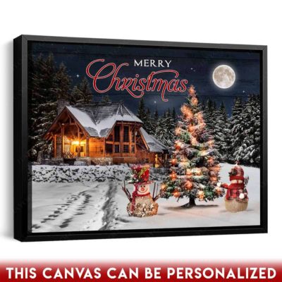 white christmas art