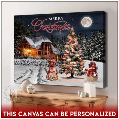 white christmas art