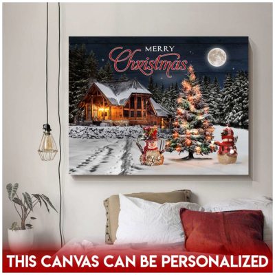 white christmas art