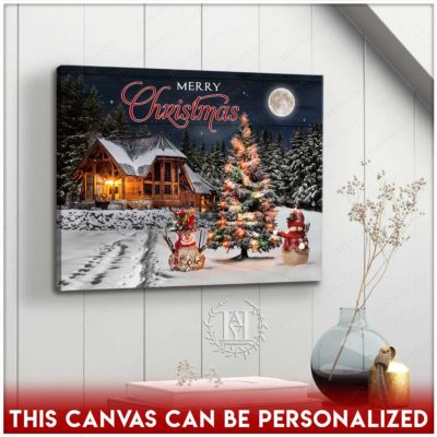 white christmas art