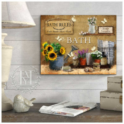 bath rules decor