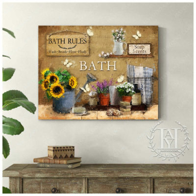 bath rules decor