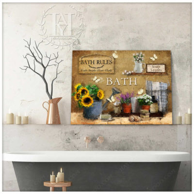 bath rules decor