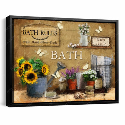 bath rules decor