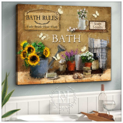 bath rules decor