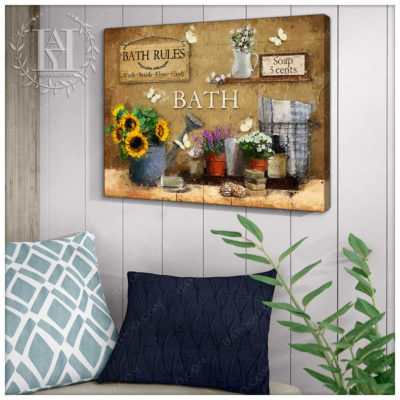 bath rules decor
