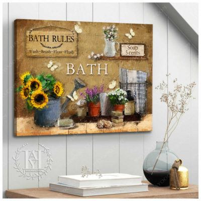 bath rules decor