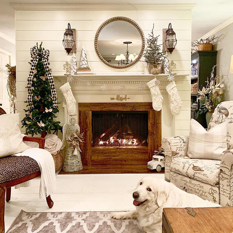 white christmas decor
