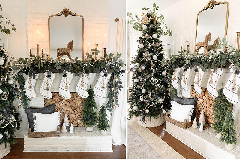 white christmas decor