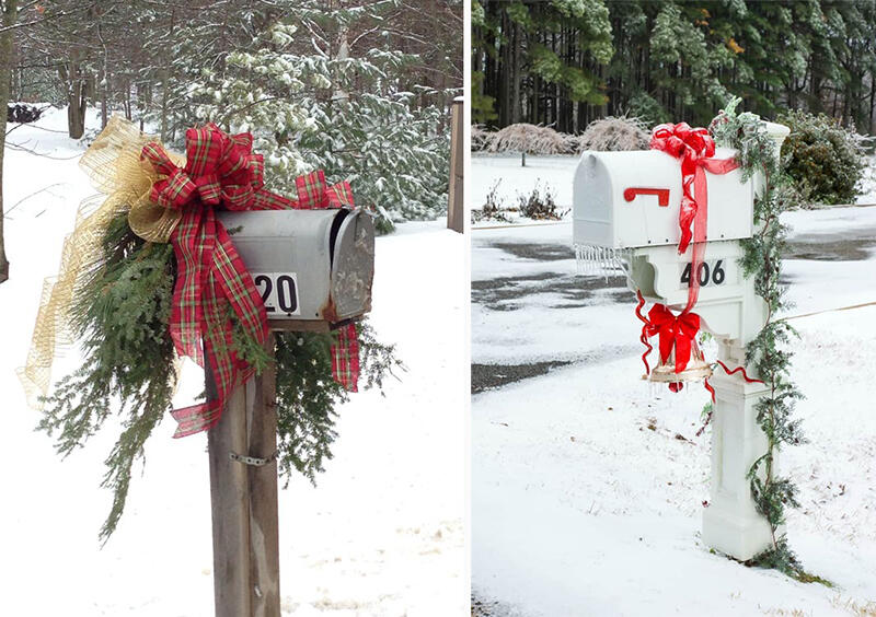 white christmas decor