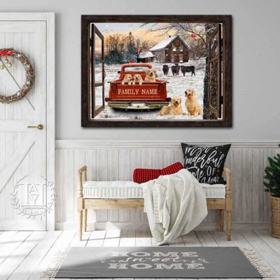 merry christmas canvas