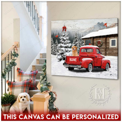 christmas pet wall art
