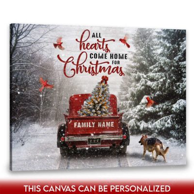 white christmas truck