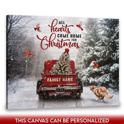 white christmas truck