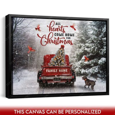 white christmas truck