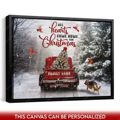 white christmas truck