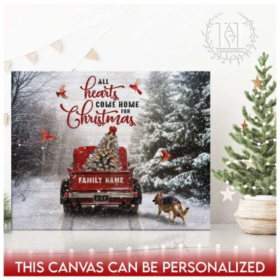 white christmas truck