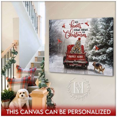 white christmas truck