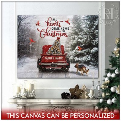 white christmas truck