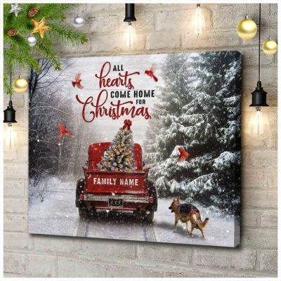 white christmas truck