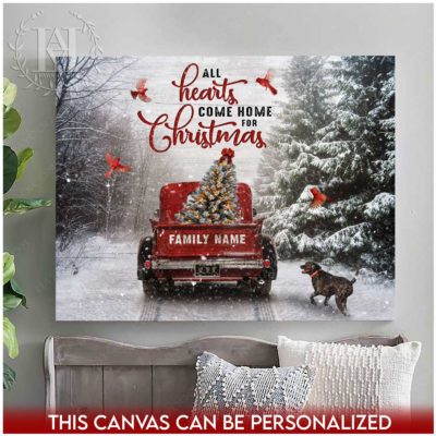 white christmas truck