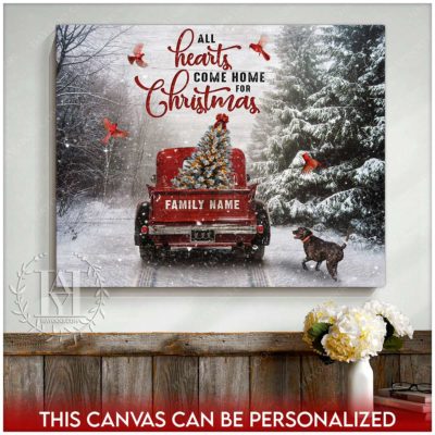 white christmas truck