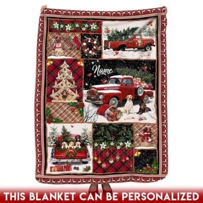 rustic christmas blanket