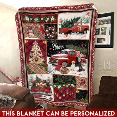 rustic christmas blanket