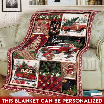 rustic christmas blanket