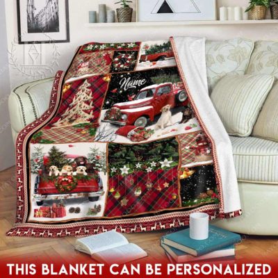 rustic christmas blanket
