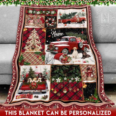 rustic christmas blanket