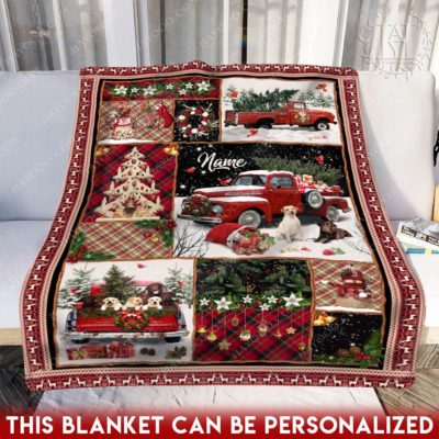 rustic christmas blanket
