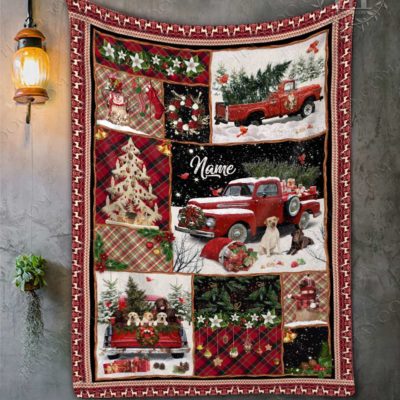 rustic christmas blanket