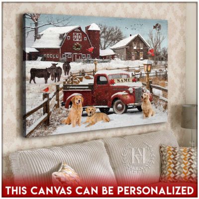 christmas barn art