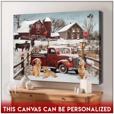 christmas barn art