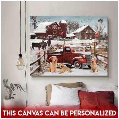 christmas barn art
