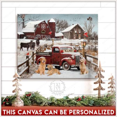 christmas barn art