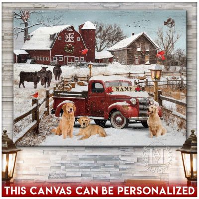 christmas barn art